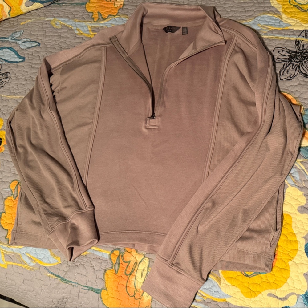 Danskin Women's Dusty Purple Quarter-Zip Sweatshirt